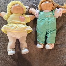 Two Original Cabbage Patch Dolls 