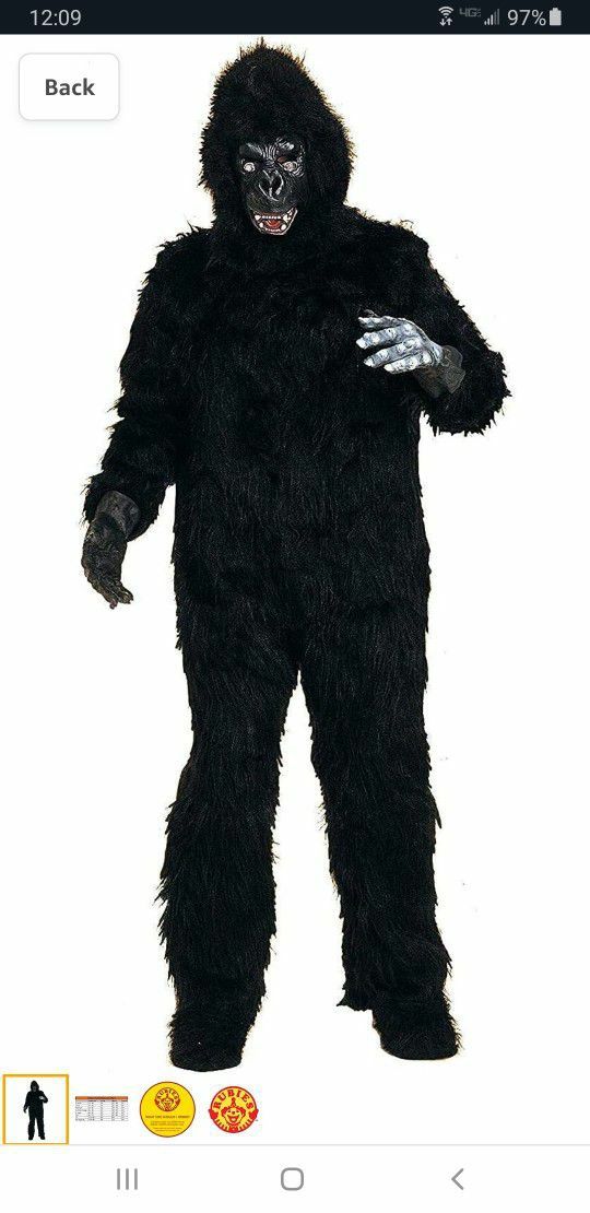 Mens Gorilla Costume