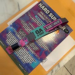 Hard summer GA 2026 wristband