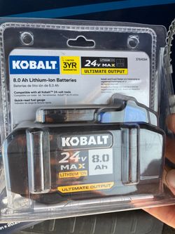 Kobalt battery 8.0 24v