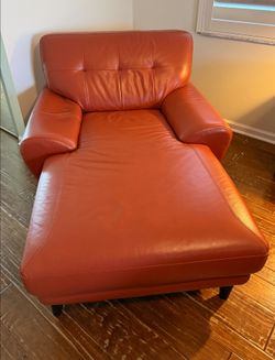 Leather couch