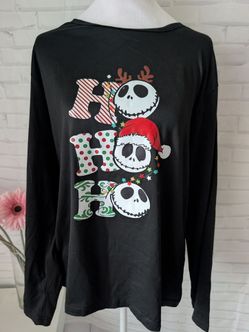 Jack Skellington long sleeve shirt size XL