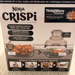 BRANDNEW NINJA CRISPI GLASS AIRFRYER 