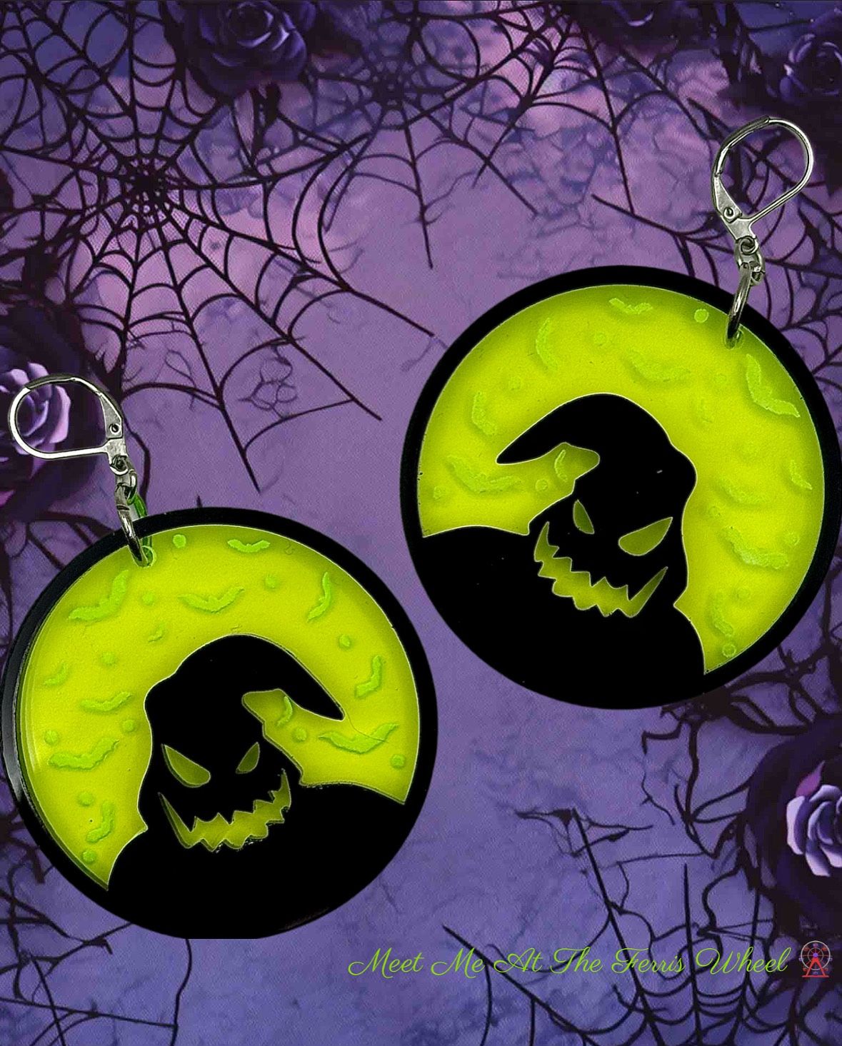 Oogie Boogie Earrings Halloween Costume Nightmare Before Christmas