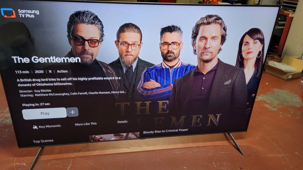 82 inch SAMSUNG _QLED SMART TV. With All APS, Disney Channel, YouTube, Netflix, etc. In Perfect Condition, On Stan With Smart Remote Control.