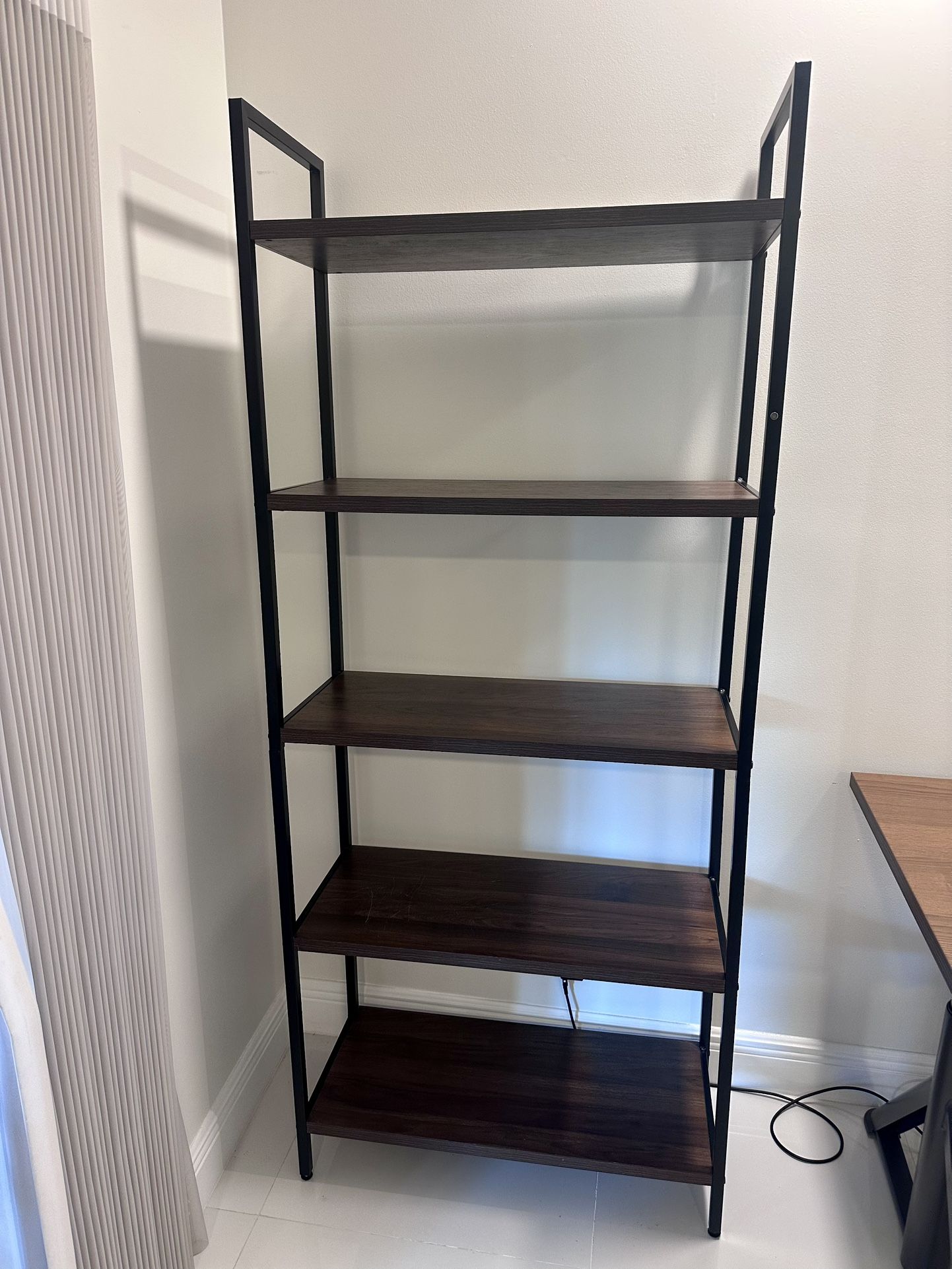 Two Threshold Ladder Bookshelves 