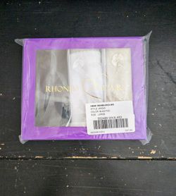 Rhonda Shear Women's Panties, 3 Pack, Black/White/Nude, Size Large, NEW