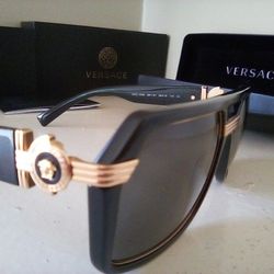 Versace Gold Luxury Sunglasses 
