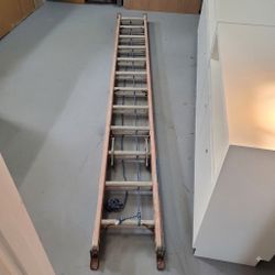 Louisville Ladder 24-Foot Fiberglass Extension Ladder