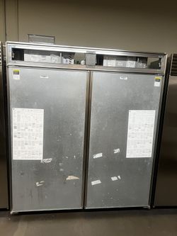 SUB ZERO 72”WIDE BULIT IN PANEL READY REFRIGERATOR/ FREEZER 