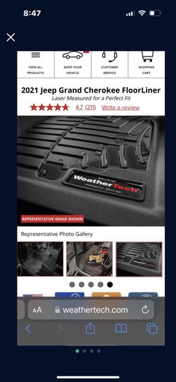 Jeep  Grande Cherokee L Floor Mats  2021-2025