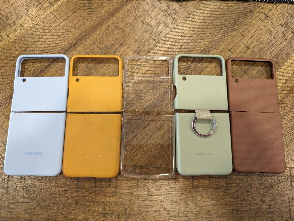 Samsung Covers for Galaxy Z Flip4 - Flip3 OEM x 5