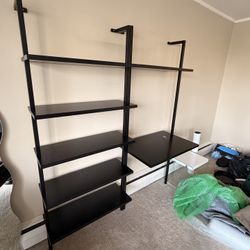 Crate And Barrel Shelf/Desk