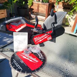 Milwaukee MX FUEL Lithium-Ion 14 in. Cut-Off Saw with RAPIDSTOP Brake and Diamond Ultra Segmented Blade (Tool-Only)