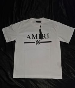 AMIRI MA Bar Logo T-Shirt, White, Size M & XL