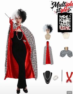 Cruella de Vil/ Dog catcher costumes family