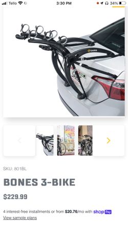 Saris Bones 3 Bike Trunk Rack