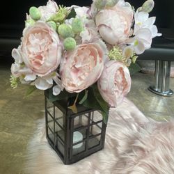 Cute Flower Peony With Pot Lamp