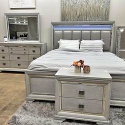 Bedroom set twin/full/queen/king/cal king same day delivery no money down no credit need 0% interest