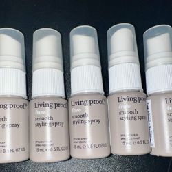 Living Proof - Smooth Styling Spray x5, Travel Size, 0.5 Fl Oz/15 mL