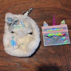 Girl Unicorn Purse Set