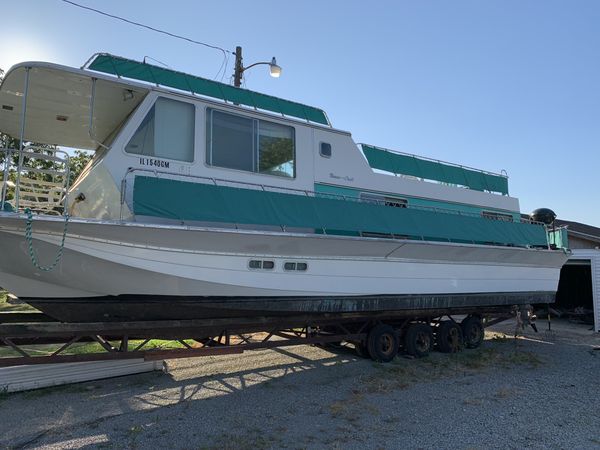 1971 burnscraft houseboat 44ft