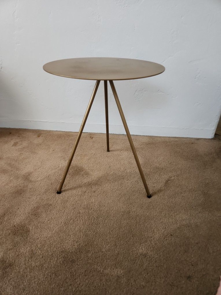 Solid Metal Table