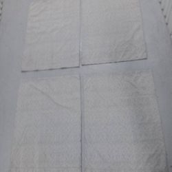 Sharp And Stylish Set of Four Gray Pillowcases. 