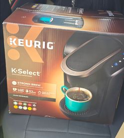 New in open box Keurig K Select
Coffee maker