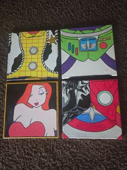 Marvel , Toy Story paintings