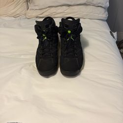 Air Jordan’s Retro 6 Electric Green Black, Green 13