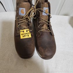 CARHARTT MENS FORCE LIGHTWEIGHT COMPOSITE TOE WORK BOOT FA 5415-M SIZE 10.5 $75 DOLLARS