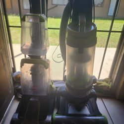 Carpet Cleaner Bissell And A Vacuum Bissell