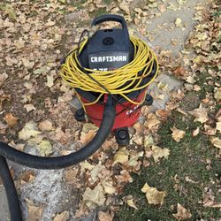 Craftsman 16 Gallon Shop Vac 5.75 HP Works Great
