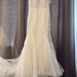 Wedding Dress Size Small 8 Used OBO