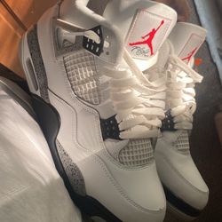 Jordan 4 White Cement 