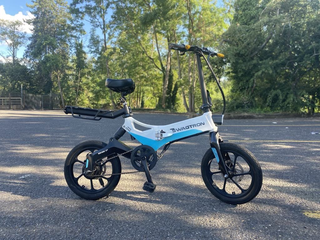 Swagtron EB7 Folding Electric Bike Electric Assist 