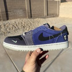 JORDAN 1 RETRO LOW OG Zion Williamson Voodoo Alternate Size 9.5