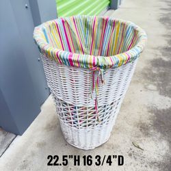 Wicker Laundry Basket For Sale!
