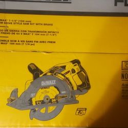 Dewalt 71/4 Worm Drive Saw Kit