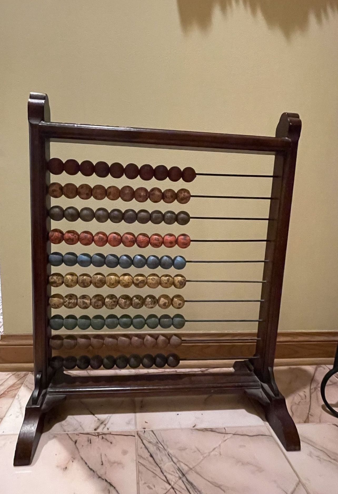 Vintage Upright Abacus 