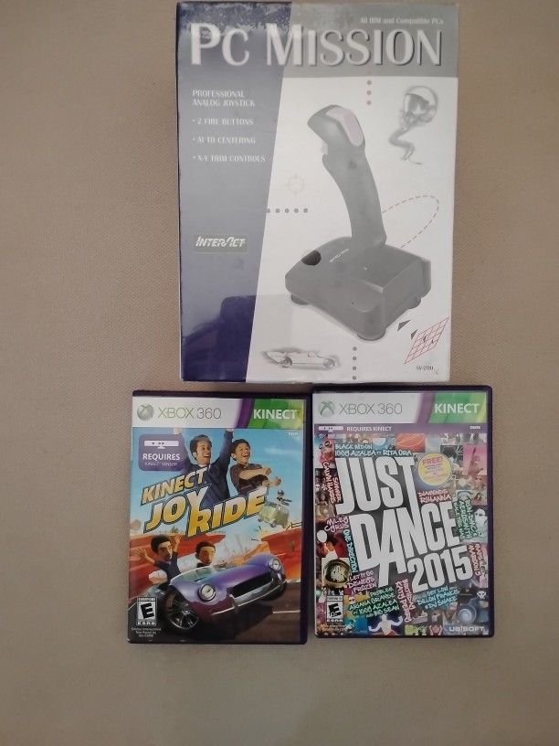 2 Pack Xbox 360 games Or Brand New Joystick 