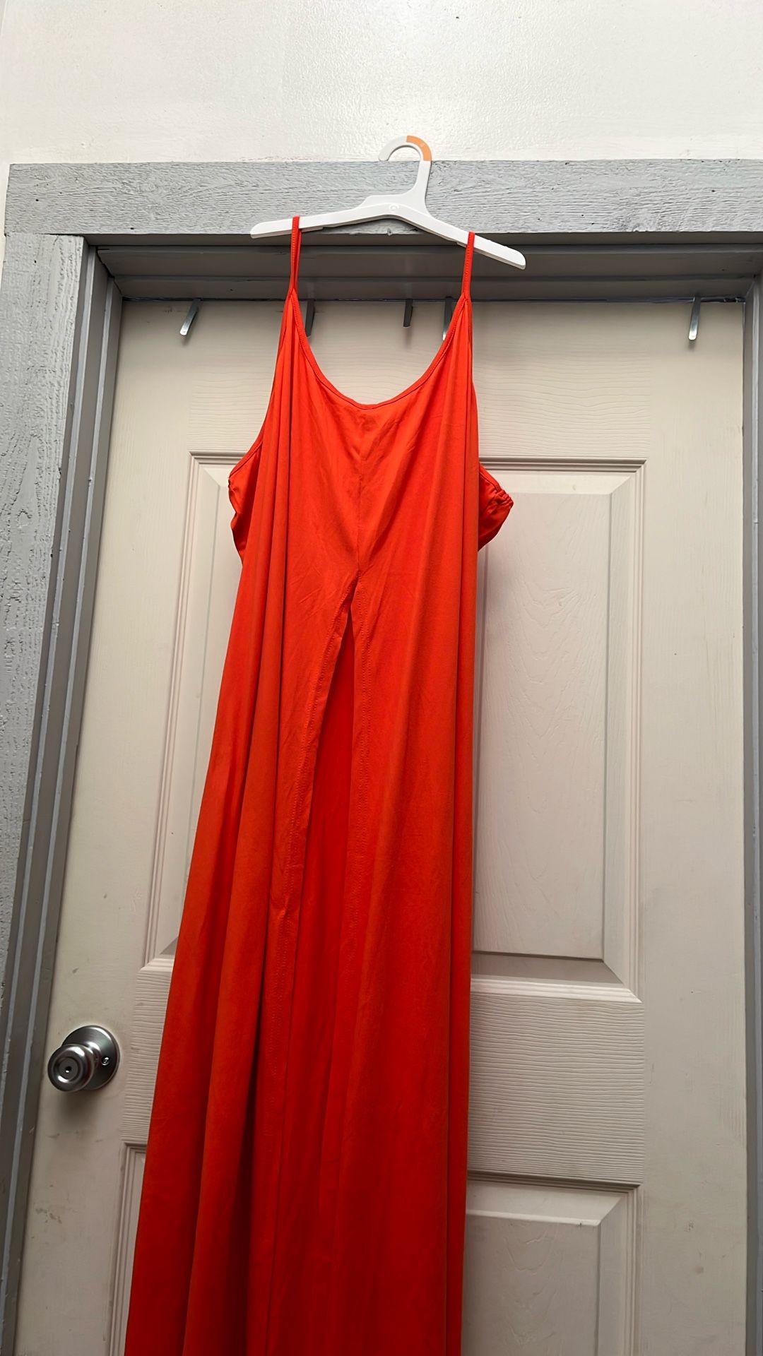 Orange Overlay Dress