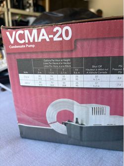 CMA 20 condensate removal pump
