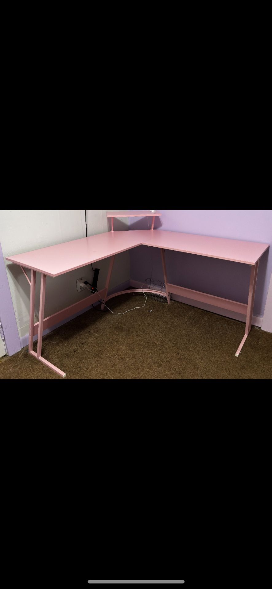 Pink Gaming Desk