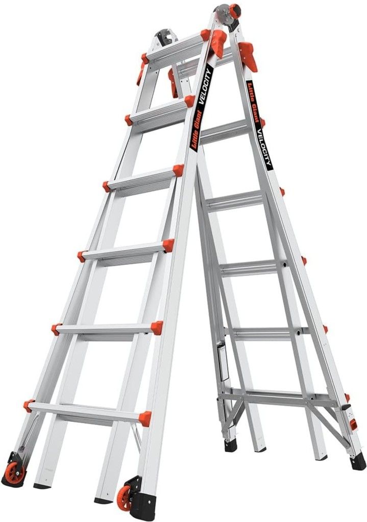 LITTLE GIANT 26FT LADDER W/ Ratchet Levelers