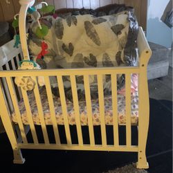 Mini Crib , Walker ,Comfy Mat High Chair $100 