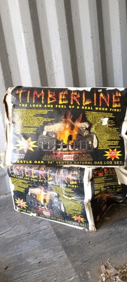 Natural Gas Fire Place Log Kit