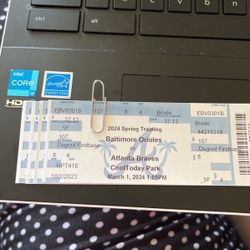 For Spring Training, Baseball Tickets At Atlanta Braves Stadiums As They Host The Baltimore Orioles