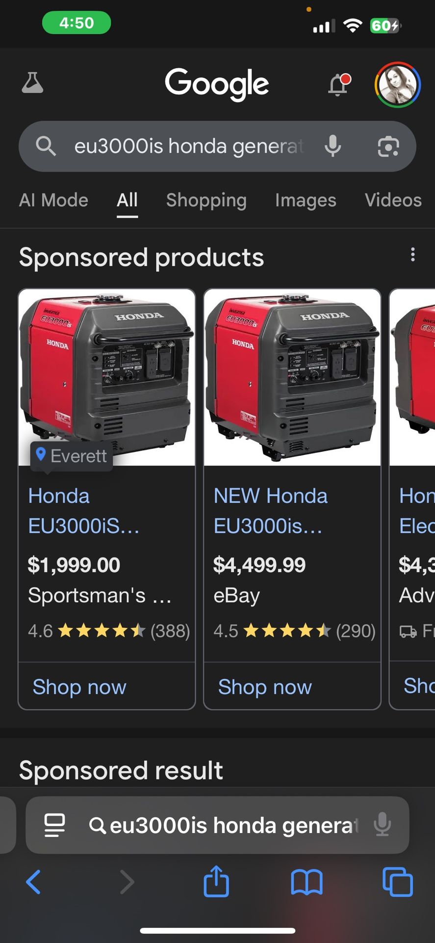 Honda Generator 